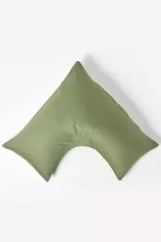 Image of V Shaped Pillowcase Organic Cotton 400 Thread Count