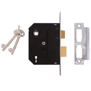 Image of Union 2295 2 Lever Mortice Sashlock Chrome Finish 76mm 3 in Box