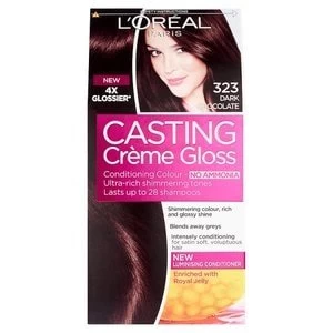 Image of Casting 323 Dark Chocolate Brown Semi Permanent Hair Dye Brunette