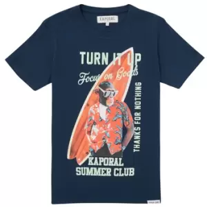 Image of Kaporal MYRO boys's Childrens T shirt in Blue - Sizes 10 years,12 years,14 years,16 years