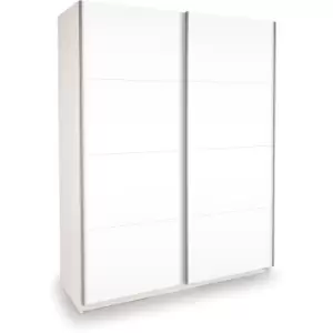 Image of Dallas Sliding Door Wardrobe - High Gloss White Finish