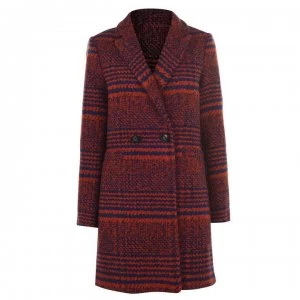 Image of Only Johanna Ceck Peacoat - Ketchup