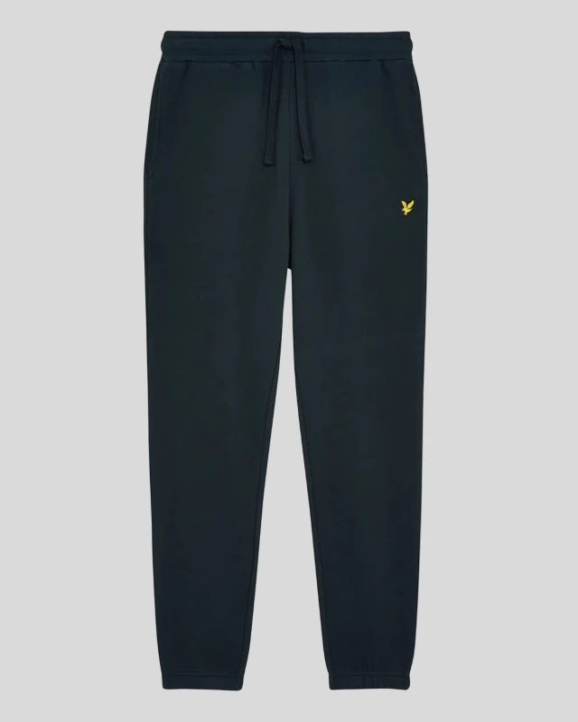 Image of Lyle & Scott Mens Slim Fit Cotton Joggers in Navy