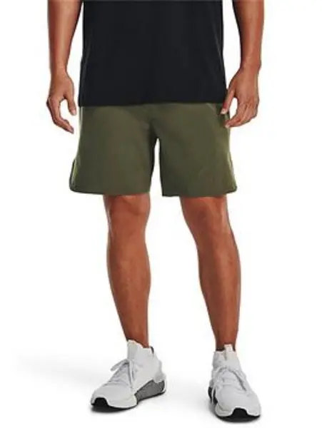 Image of Under Armour Peak Woven Shorts - Khaki, Size 2XL, Men