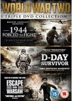 Image of World War Two Triple DVD Collection - 1944: Forced to Fight, D-Day Survivor and Escape from Warsaw