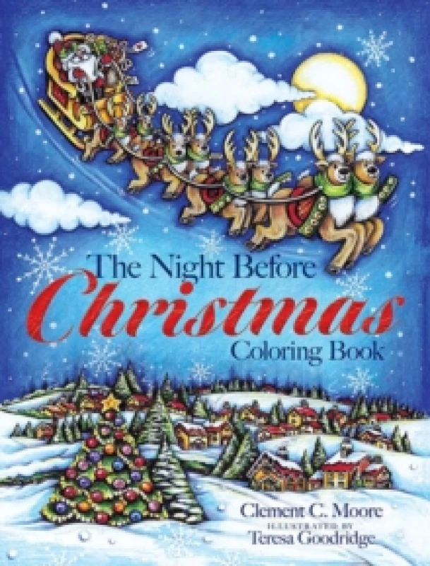 Image of The Night Before Christmas Coloring Book Paperback / softback