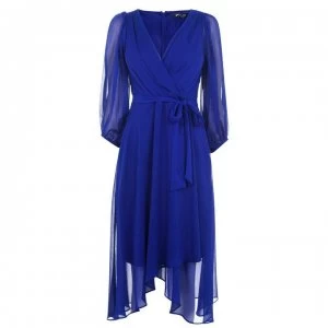 Image of DKNY Balloon Sleeve Dress - MARINE