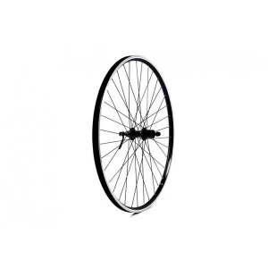 Image of Wilkinson Wheel 700C Hybrid Black Q/R Cassette 8/9/10 Speed Cassette Rear