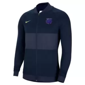 Image of Nike FC Barcelona Tracksuit Top Mens - Blue