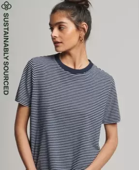 Image of Superdry Organic Cotton Vintage Logo Stripe T-Shirt
