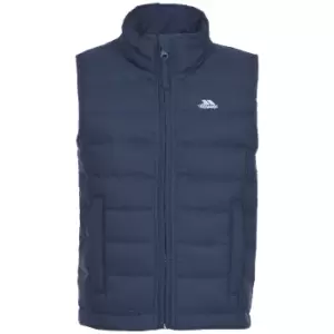 Image of Trespass Childrens/Kids Jadda Quilted Sleeveless Gilet (2-3 Years) (Navy)