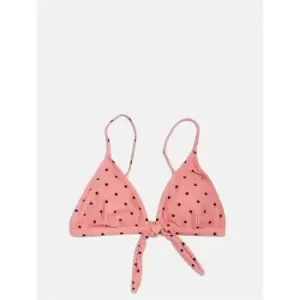 Image of Skinny Dip Polka Dot Kini Bikini Top - Pink