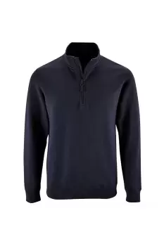 Image of Stan Contrast Zip Neck Sweatshirt