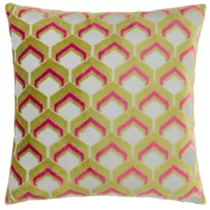 Image of Ledbury Velvet Jacquard Cushion