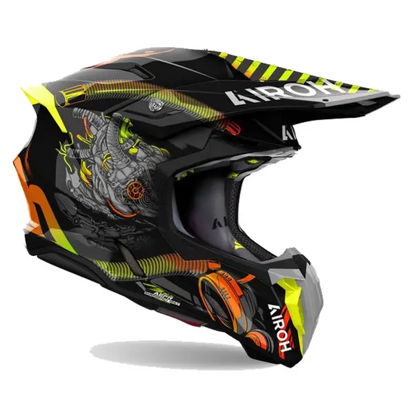 Image of Airoh Twist 3 Toxic Offroad Helmet S