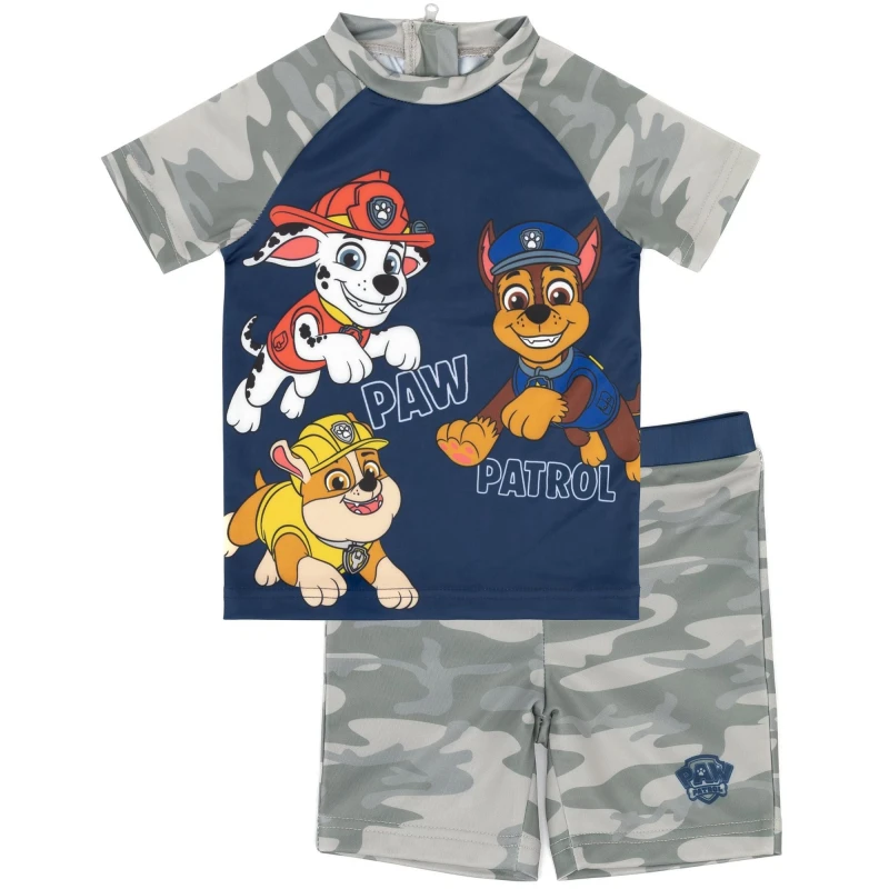 Image of Paw Patrol 2 Piece Swim Set Grey