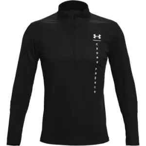 Image of Under Armour Armour Speed Stride Shock Half Zip Top Mens - Black