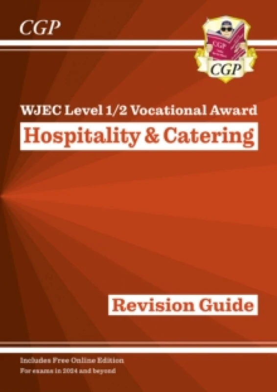 Image of WJEC Level 1/2 Vocational Award in Hospitality & Catering: Revision Guide (with Online Edition) Multiple-component retail product, part(s) enclose