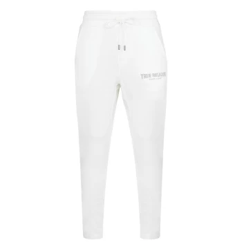 Image of True Religion Arch Logo Jogging Pants - White