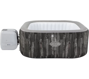 Image of LAY-Z-SPA Majorca HydroJet Pro Inflatable Hot Tub - Grey & Black, Grey