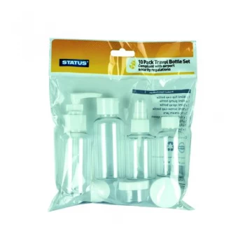 Image of 10 Piece Travel Bottle Set Pack of 8 STBS10PCX8