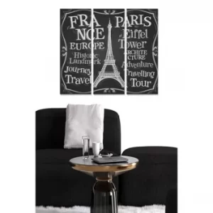 Image of MDF7047726 Multicolor Decorative MDF Painting (3 Pieces)