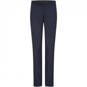 Image of Label Lab Bowie Skinny Fit Crepe Suit Trouser - Navy