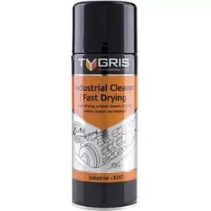 Image of R207 Fast Dry Industrial Cleaner 400ML - Tygris