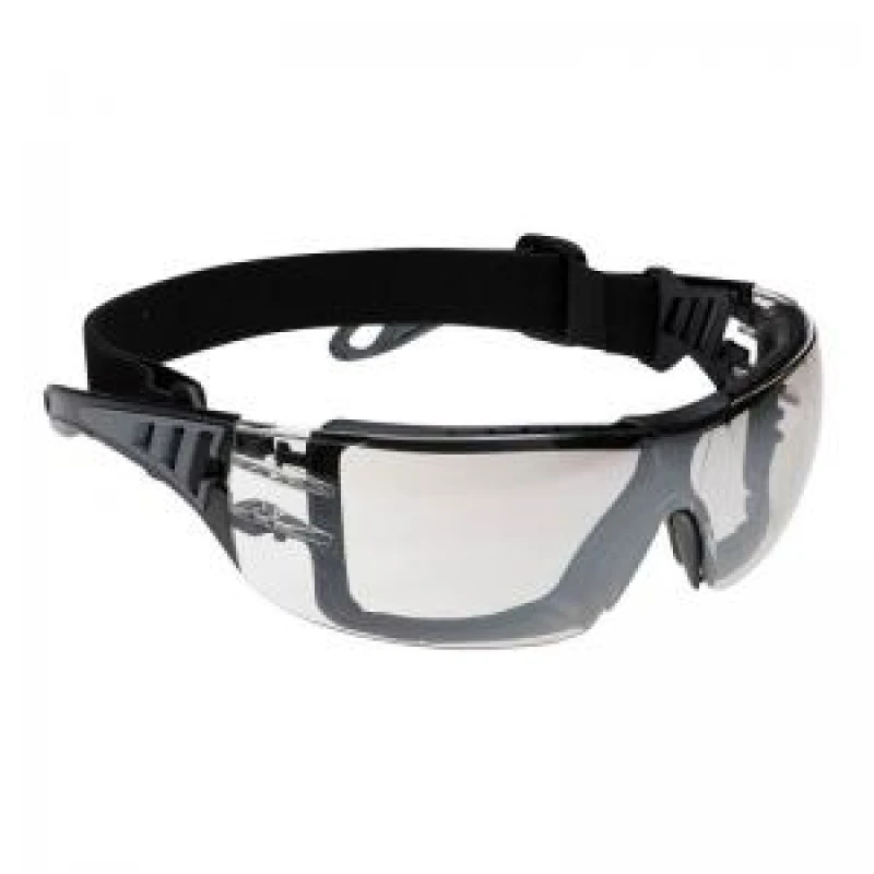 Image of Portwest Tech Look Plus Safety Goggles PS11MIR Frame: Grey