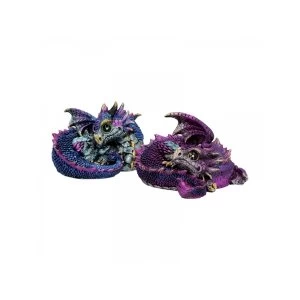 Image of Hatchlings Mischief Dragon Two Statues