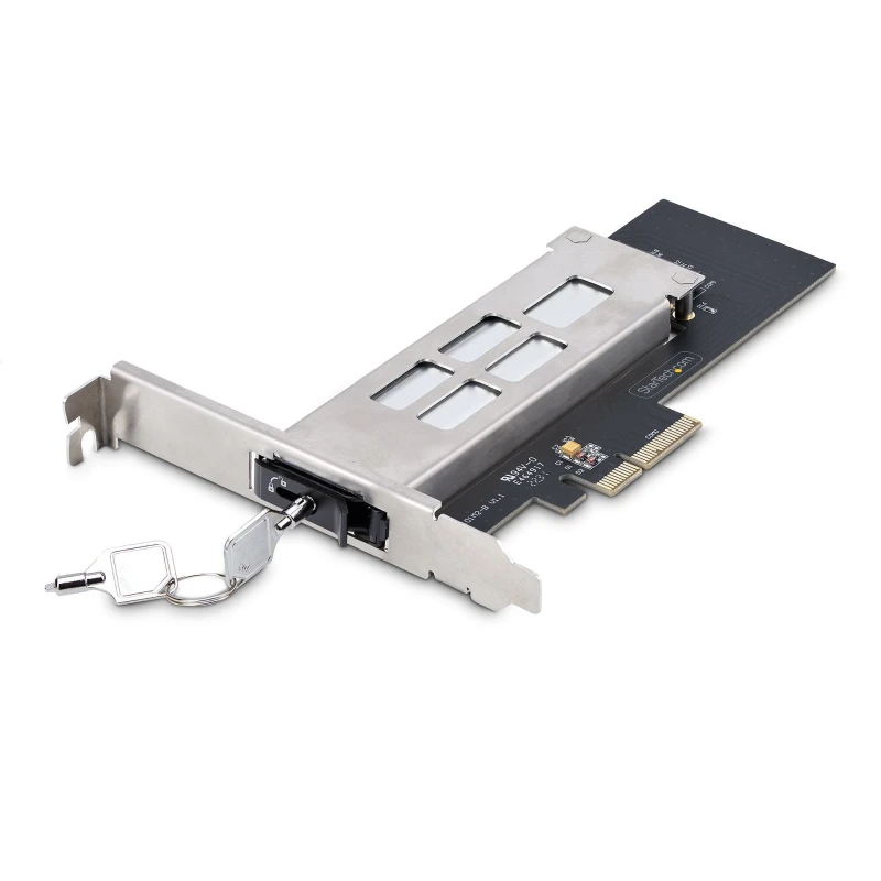 Image of Startech StarTech.com M.2 NVMe SSD to PCIe x4 Mobile Rack/Backplane with Removable Tray for PCI Express Expansion Slot Tool-less Installation PCIe 4.0