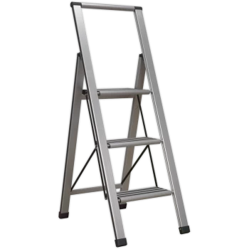Image of Sealey Trade Aluminium Step Ladder 3