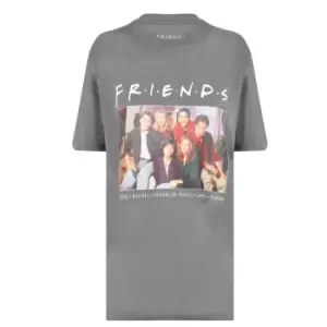 Image of Daisy Street Friends Tee Womens - Grey