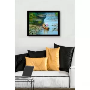 Image of SC0932 Multicolor Decorative Framed MDF Painting
