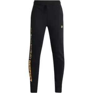 Image of Under Armour Project Rock Fleece Jogging Bottoms Junior - Black