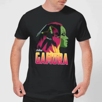 Image of Avengers Gamora Mens T-Shirt - Black - 5XL