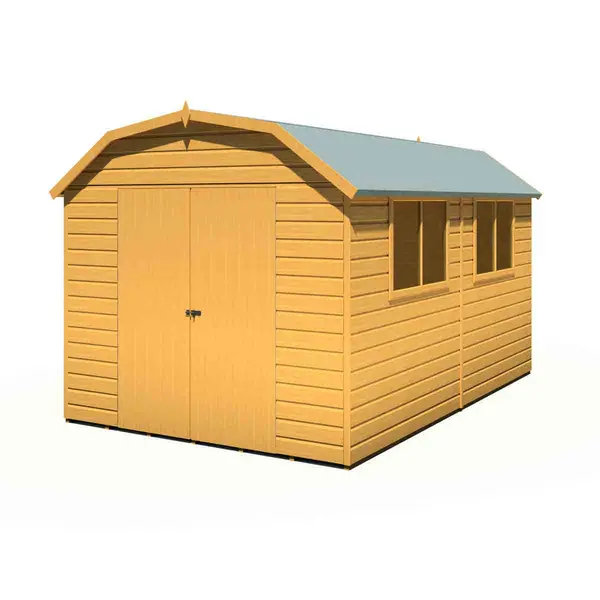 Image of Shire Barn 12ft x 8ft Shed Workshop BARN1208DSL-1AA