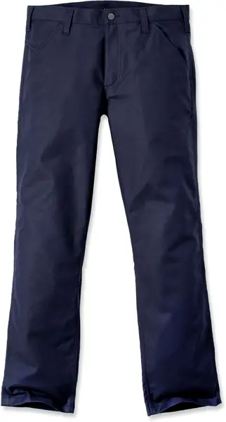 Image of Carhartt Rugged Stretch Canvas Pants, blue, Size 30