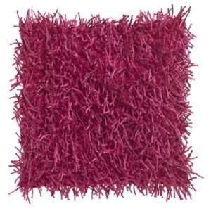 Image of Nigella Shaggy Fuchsia Cushion