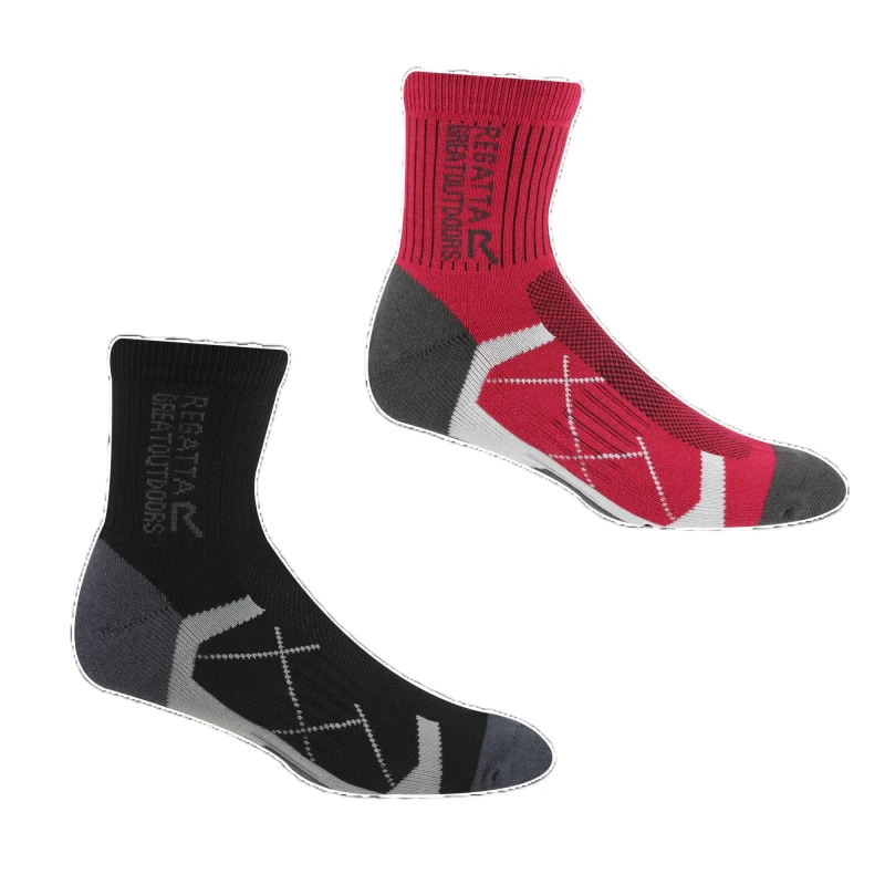 Image of Womens socks Regatta Active (x2) Noir Female 39/42