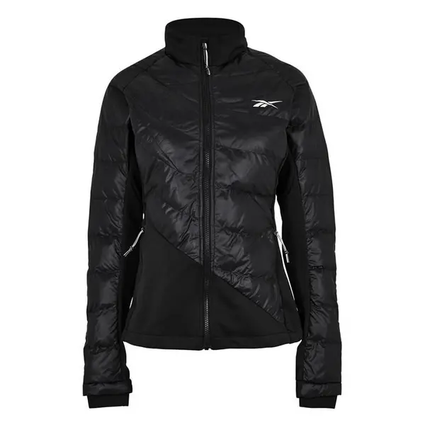 Image of Reebok Thermowarm+graphene Hybrid Jacket - Black Size S, Women