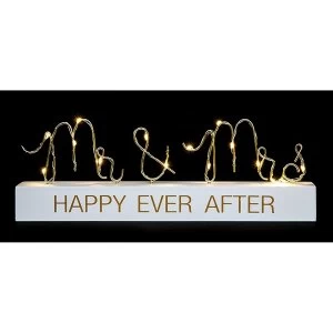 Image of LED String Words Mr & Mrs