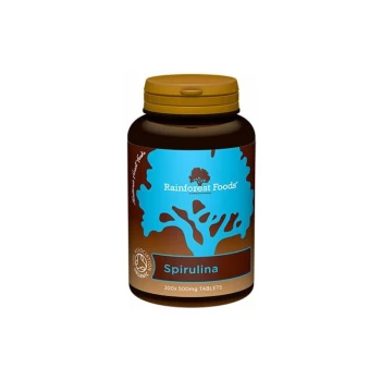 Image of Rainforest Foods Spirulina 500mg Tablets - 300s - 79075