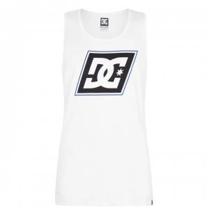 Image of DC Slant Logo Tank Top - White