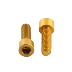Image of ETC Alloy Bolts Coloured Cheese Head (4) M5 x 15mm Gold