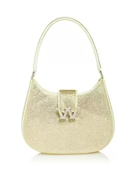 Image of Alexander Wang Legacy W Closure Heatfix Crystal Embellished Small Hobo
