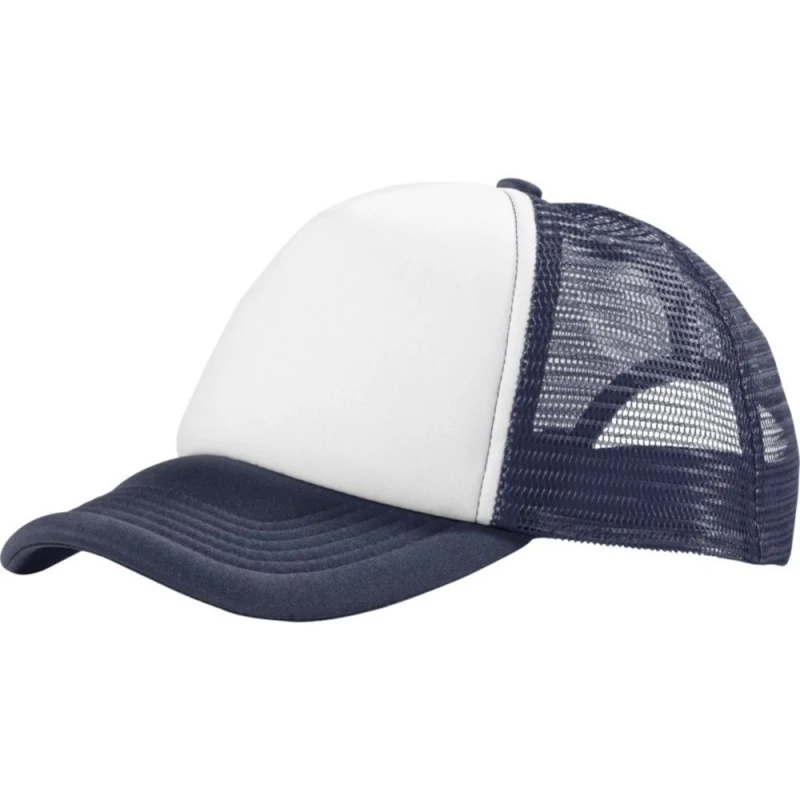 Image of Bullet Mens Trucker 5 Panel Cap in Mid Navy Mid Navy Male One Size