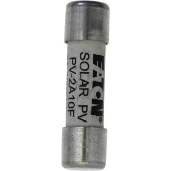 Image of Eaton Bussmann - Bussmann PV-2A10F 2A 1000VDC Cylindrical Photovoltaic Fuse