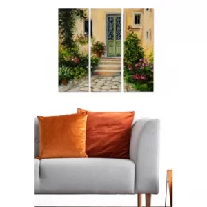 Image of MDF5030697 Multicolor Decorative MDF Painting (3 Pieces)