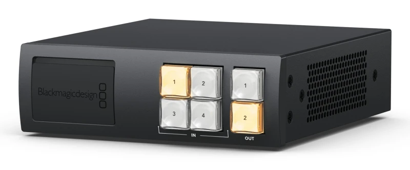 Image of Blackmagic Design Videohub Mini 4x2 12G BNC